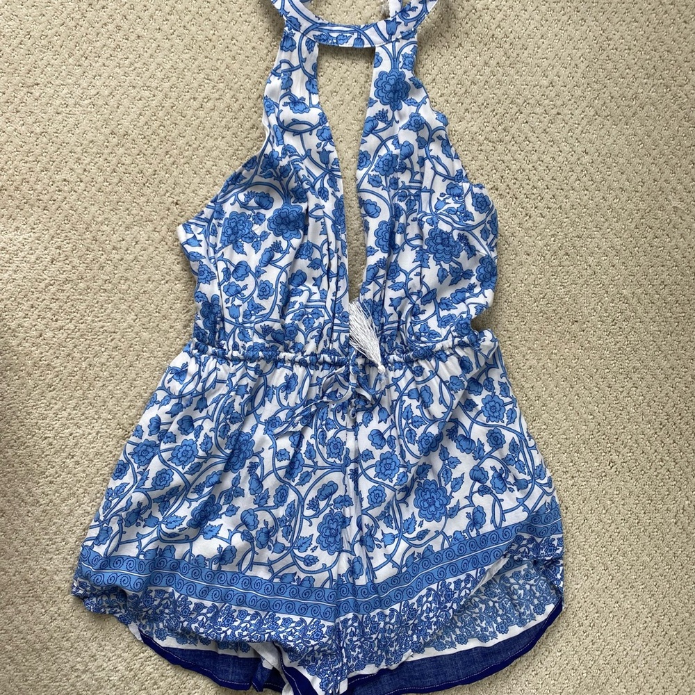 Italian Print Romper